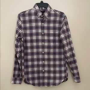 3 for $25! J‎ Crew Men's Plaid Button-Down Shirt - Red, Blue, White, size small